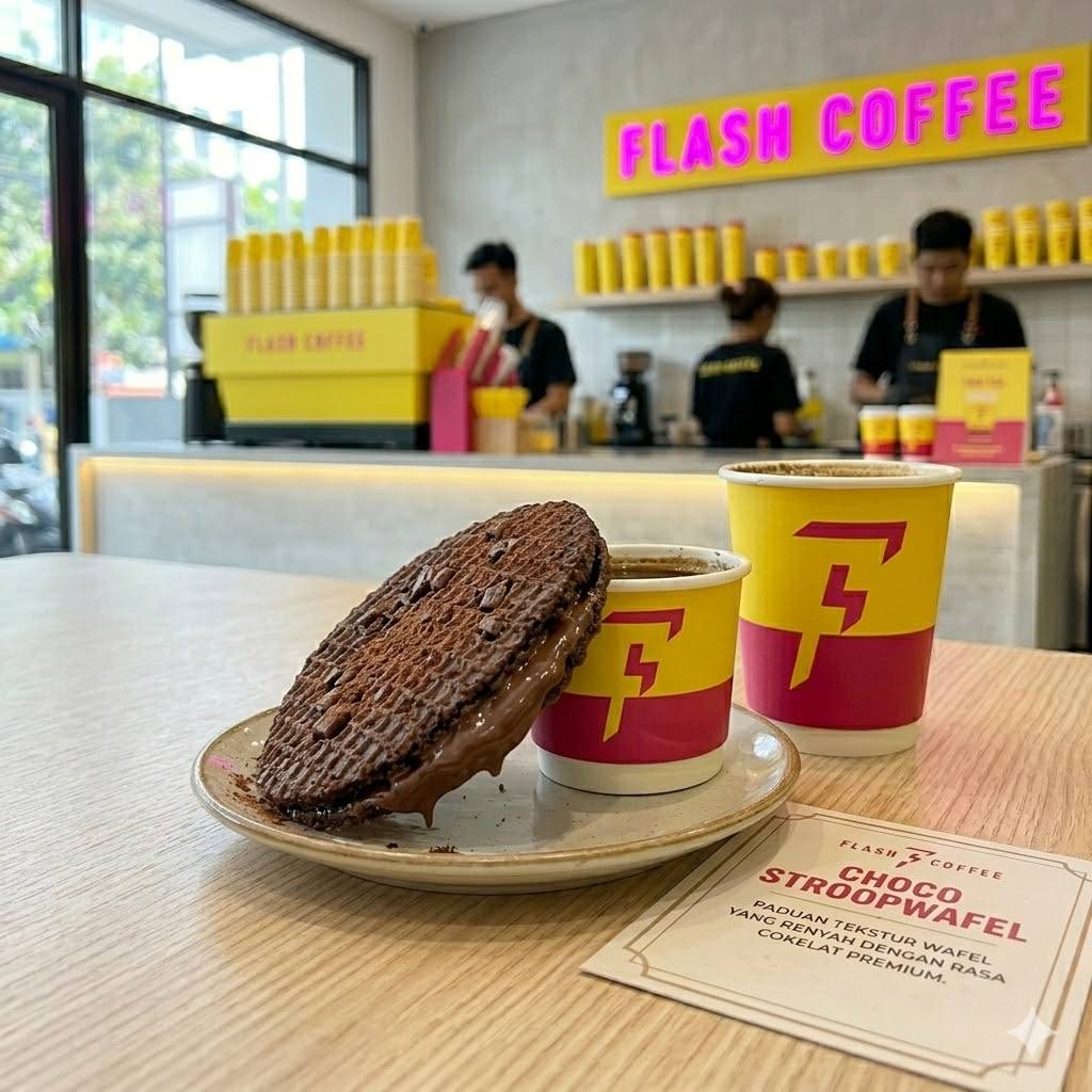 Choco Stroopwafel Flash Coffee